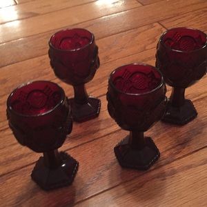 Avon small Cape Cod goblets.